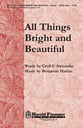 All Things Bright and Beautiful SATB choral sheet music cover
